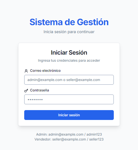 Accesos diferenciados por rol